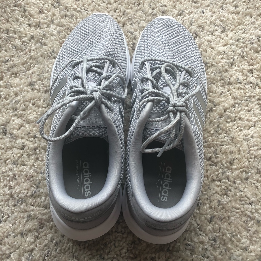 *SOLD 🎉* Adidas Grey CloudFoam QT Racer Shoes